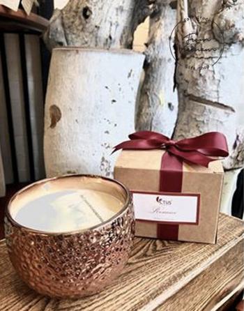 Ceramic  Hammered Candle Hũ nến sứ phủ màu  Bạc , Vàng